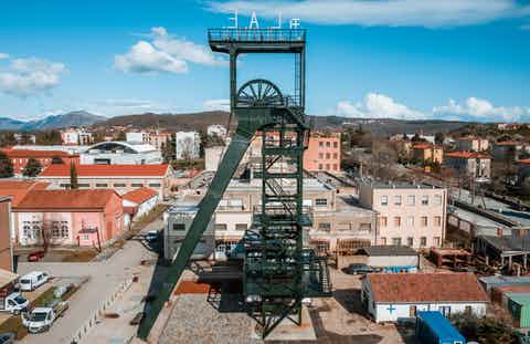 MINING AND INDUSTRIAL COMPLEX PIJACAL WITH MINING TOWER "ŠOHT"